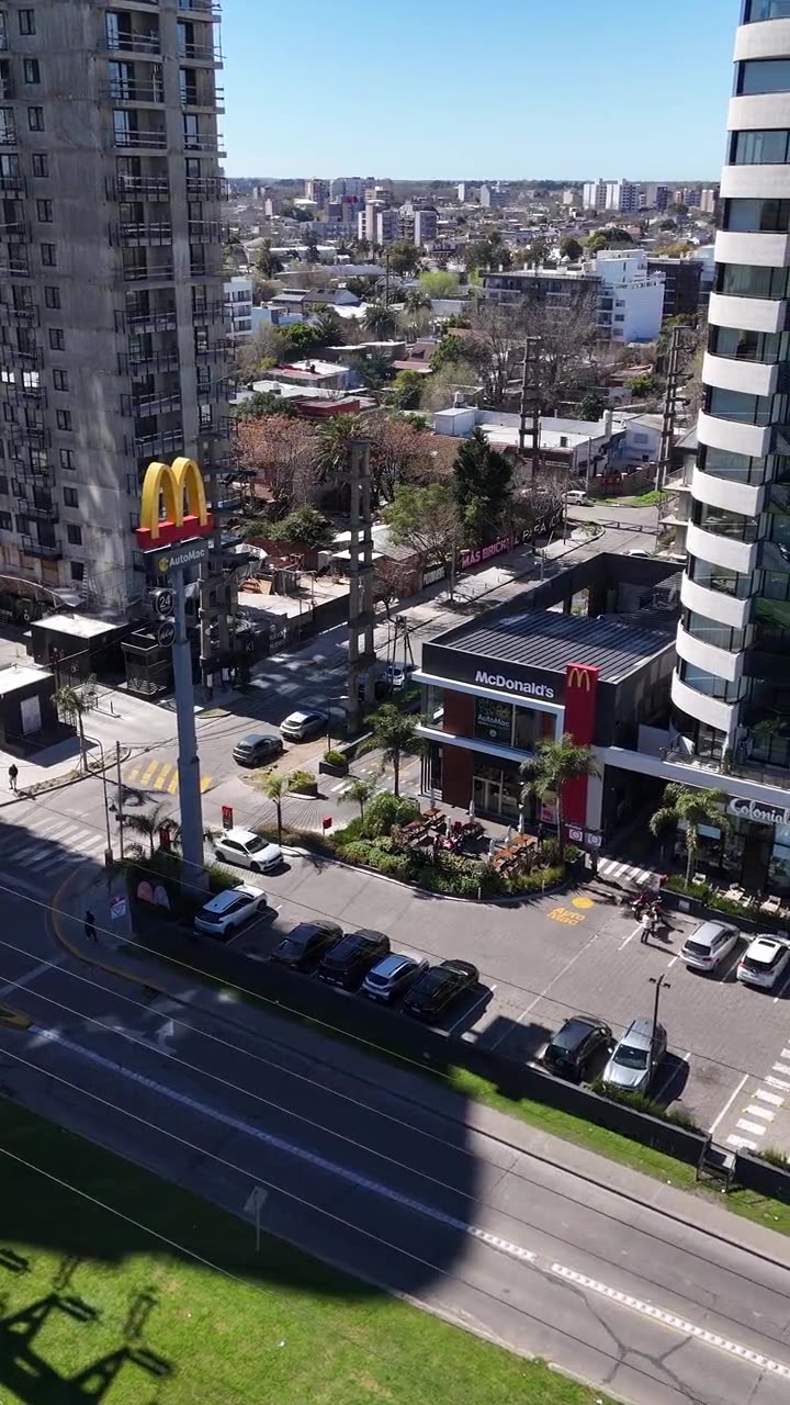 La avenida de Tigre vista desde el aire